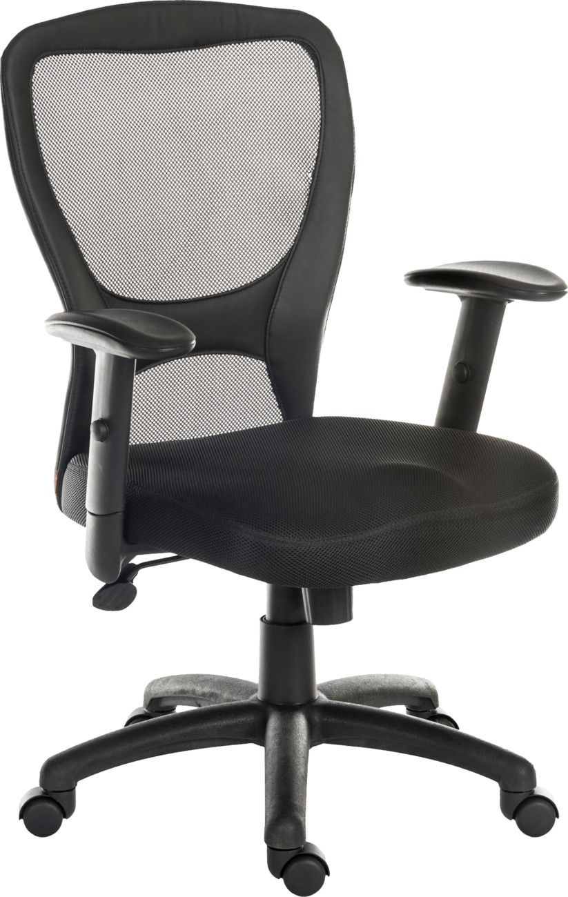 TEKNIK Mistral 2 Mesh Fabric Tilting Executive Chair - Black - Image 1