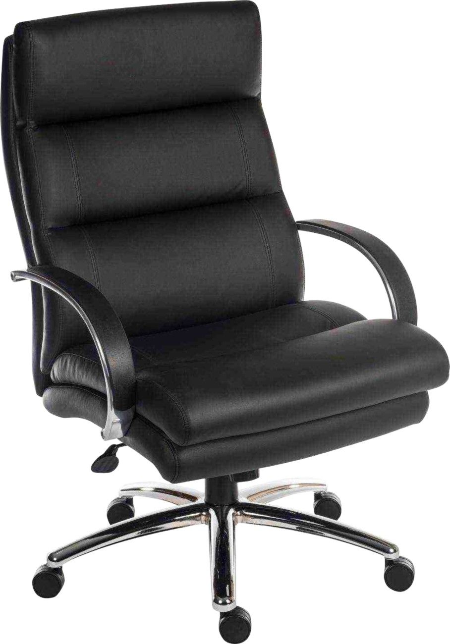 TEKNIK Samson Faux-Leather Tilting Executive Chair - Black - Image 1