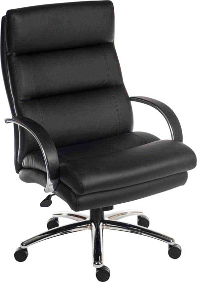 TEKNIK Samson Faux-Leather Tilting Executive Chair - Black