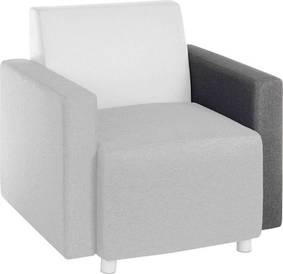 Teknik Office Cube Modular Interchangeable Fabric Armrest Only Dark Gr