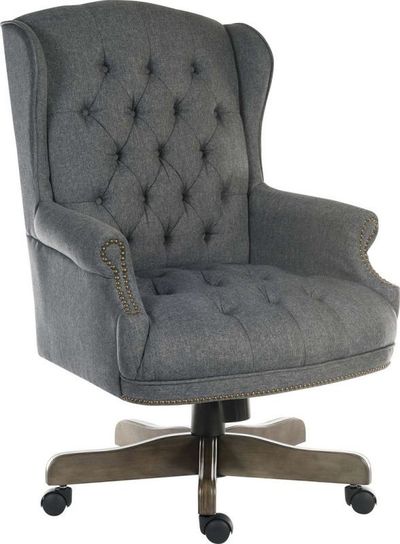 TEKNIK Chairman Fabric Tilting Executive Chair - Grey