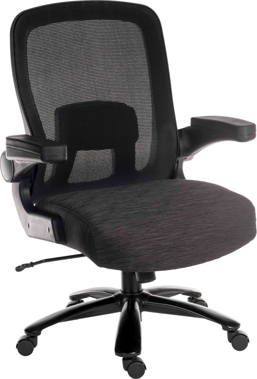 TEKNIK Hercules Extreme Heavy Duty Fabric & Mesh Chair - Black - Image 1