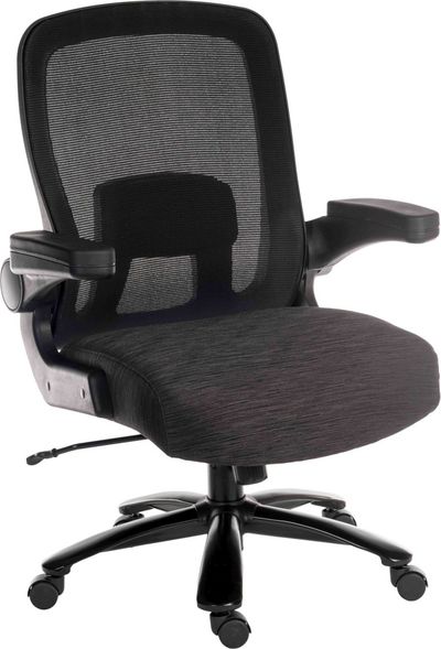TEKNIK Hercules Extreme Heavy Duty Fabric & Mesh Chair - Black