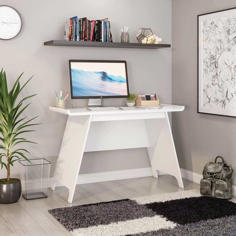 TEKNIK Towson 7700002 Trestle Desk - White - Image 1