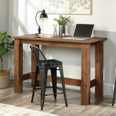 Counter Height Work Bench Vintage Oak - Vintage Oak