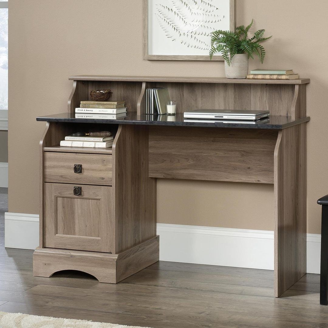 TEKNIK 5422811 Farmhouse Desk - Oak - Image 1