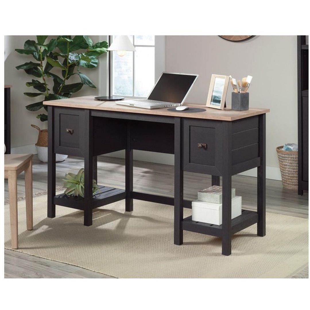 Shaker Style Desk Raven Oak - Raven Oak - Image 1