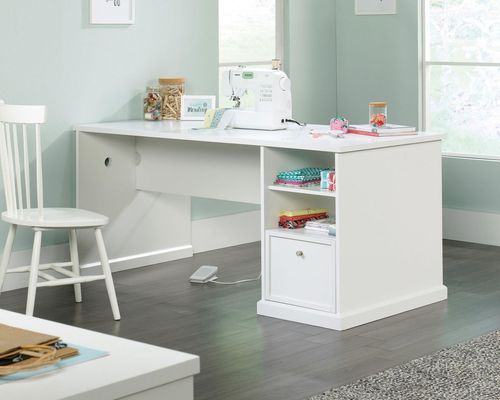 Craft Desk Table White - White