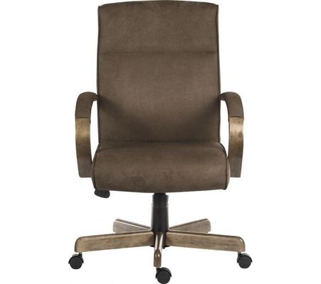 TEKNIK Glencoe Suede Tilting Executive Chair - Brown