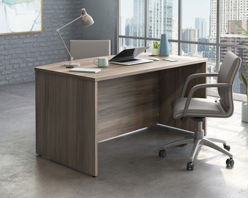 Teknik Office Affiliate Bow Front Office Desk 1500 x 870mm Hudson Elm