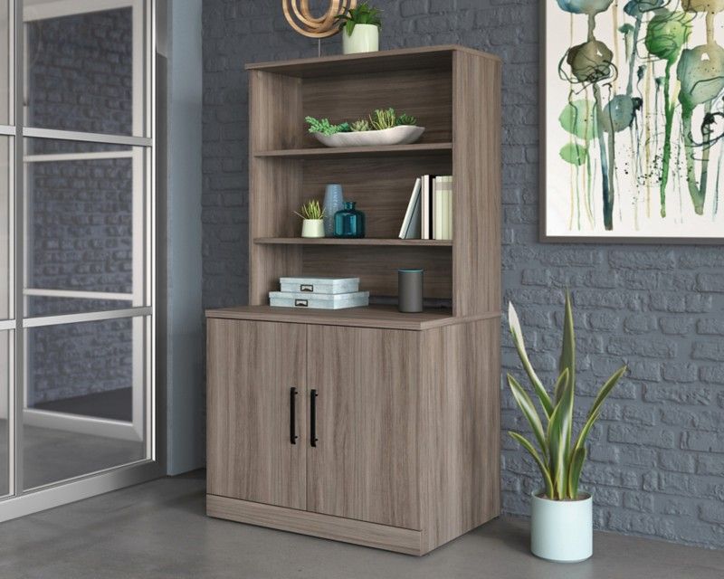 Teknik Office Affiliate Hutch 1800mm Hudson Elm Finish - 5427431 DD - Image 1