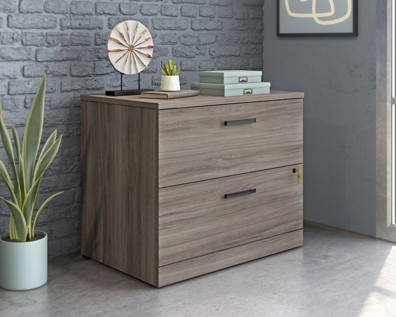 Teknik Office Affiliate 2 Drawer Mobile Pedestal Hudson Elm Finish - 5 - Image 1