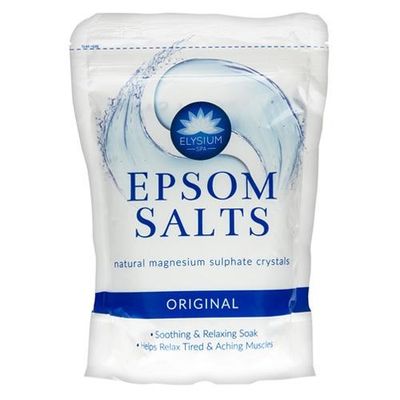 Elysium Spa Natural Epsom Salt Original 450g - Pack of 3 - Blue / 468g - Thumbnail 2
