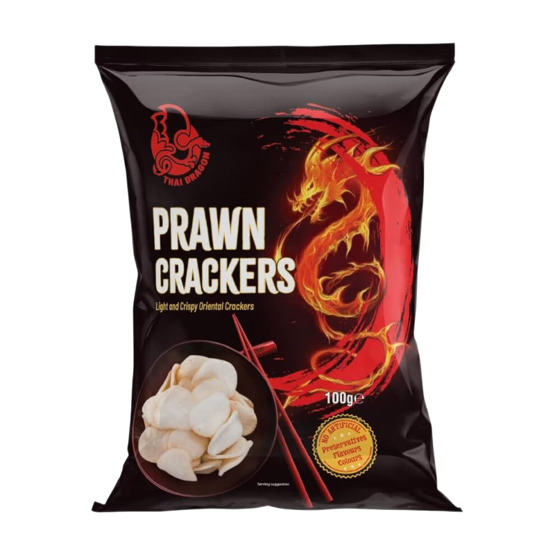 Thai Dragon Prawn Crackers 100g - Image 1