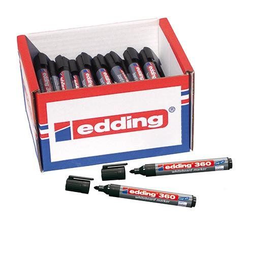 Edding 360 Whiteboard Marker Bullet Tip 1.5-3mm Line Black Classpack ( - Image 1