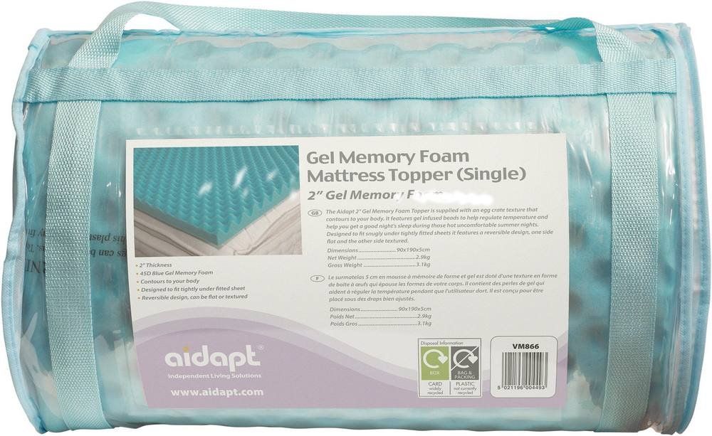 Aidapt Cool Mattress Topper - Blue / Single - Image 1