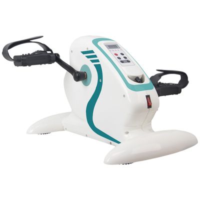 Aidapt Motorised Electric Mini Exercise Bike in White - Thumbnail 2