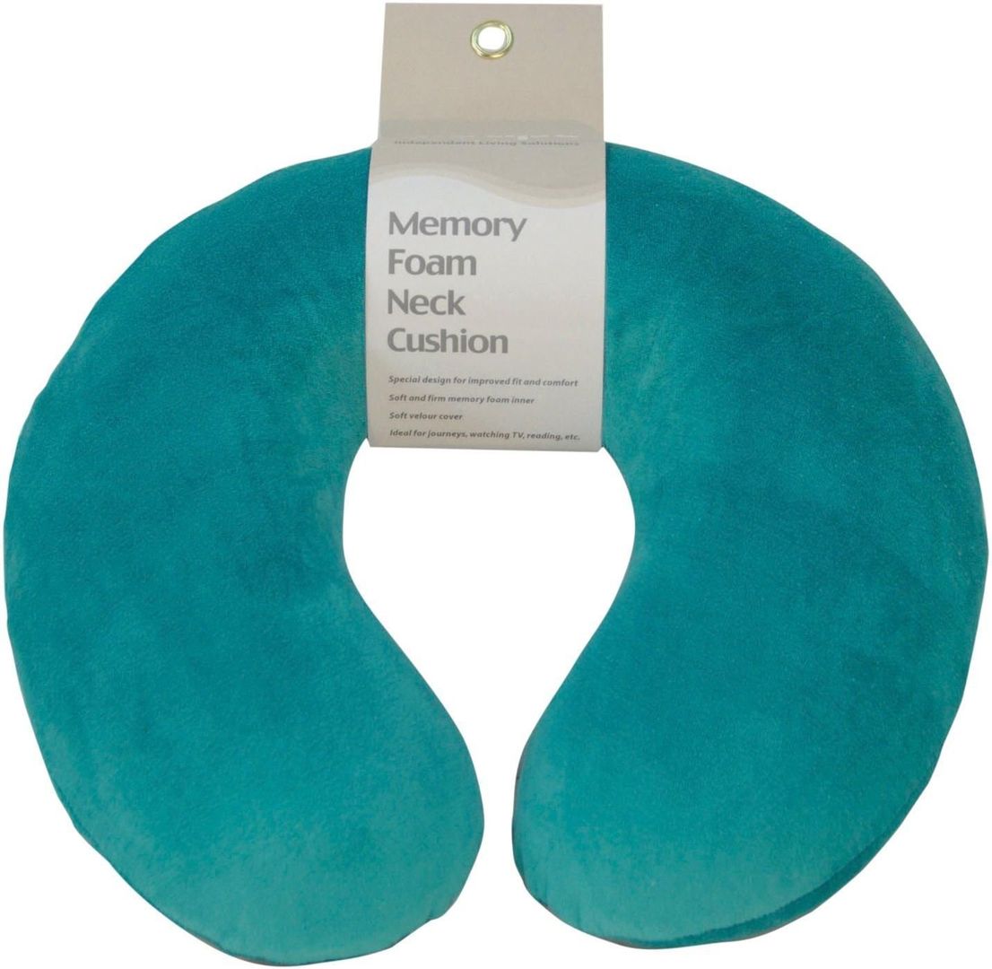 Memory Foam Neck Cushion - Teal Green / Teal Green - Image 1