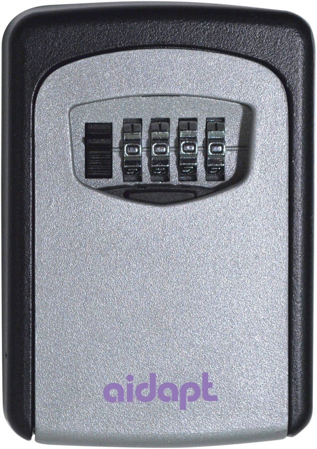 Wall Mounted Weatherproof Key Safe - Black & Grey - Image 1