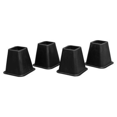 Economy Furniture Raisers 4 Pack - Black