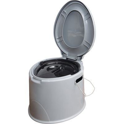 Aidapt Portable Toilet in Grey