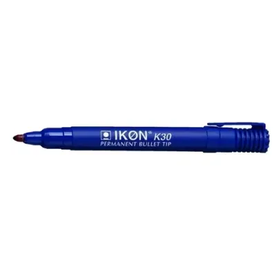 ValueX Permanent Marker Bullet Tip 2mm Line Blue (Pack 10) - K30-03