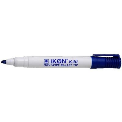 ValueX Whiteboard Marker Bullet Tip 2mm Line Blue (Pack 10) - K40-03