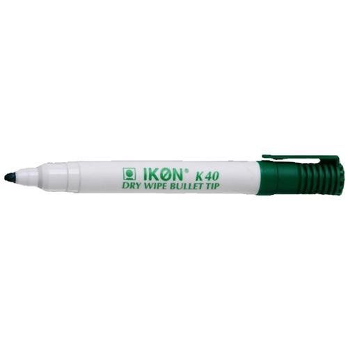 ValueX Whiteboard Marker Bullet Tip 2mm Line Green (Pack 10) - K40-04 - Image 1