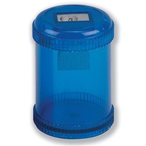 ValueX Single Hole Pencil Sharpener Plastic Barrel Blue (Pack 10) - 810000 - Image 1