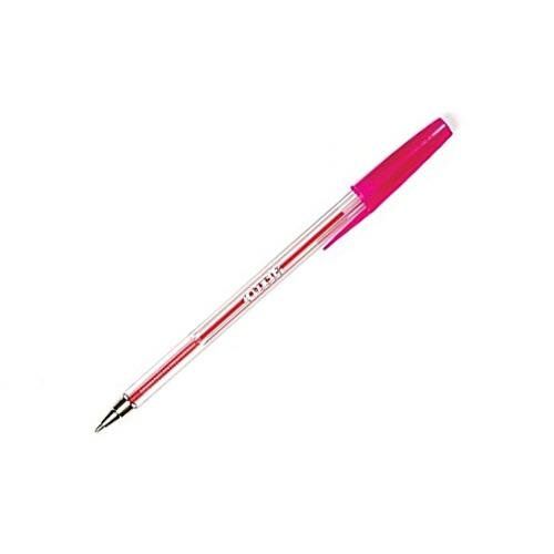 ValueX Ballpoint Pen 1.0mm Tip 0.7mm Line Pink (Pack 50) - 864008 - Image 1