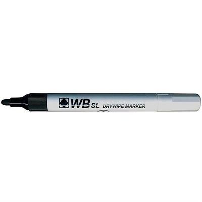 ValueX Whiteboard Marker Bullet Tip 2mm Line Black (Pack 100) - 8710PK100