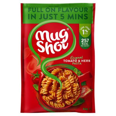 Mug Shot Original Tomato & Herb Pasta 64g Case of 10