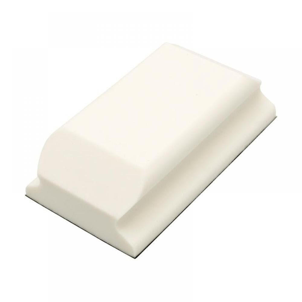 Flexipads World Class 93070 Hand Sanding Block Shaped White Pur Grip® 70 X 125Mm - Image 1