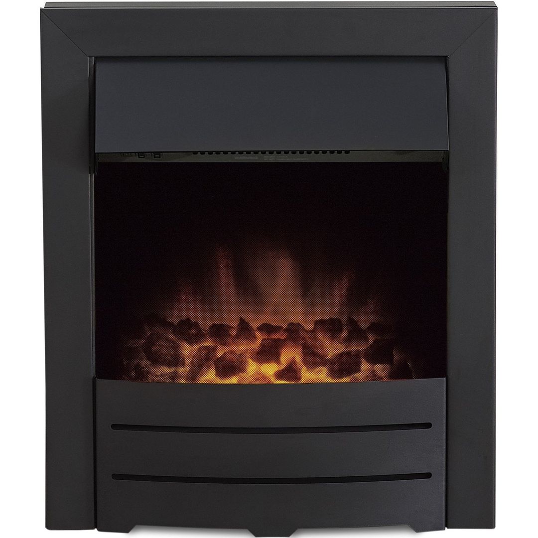 Adam Colorado Black Electric Inset Fireplace - Image 1
