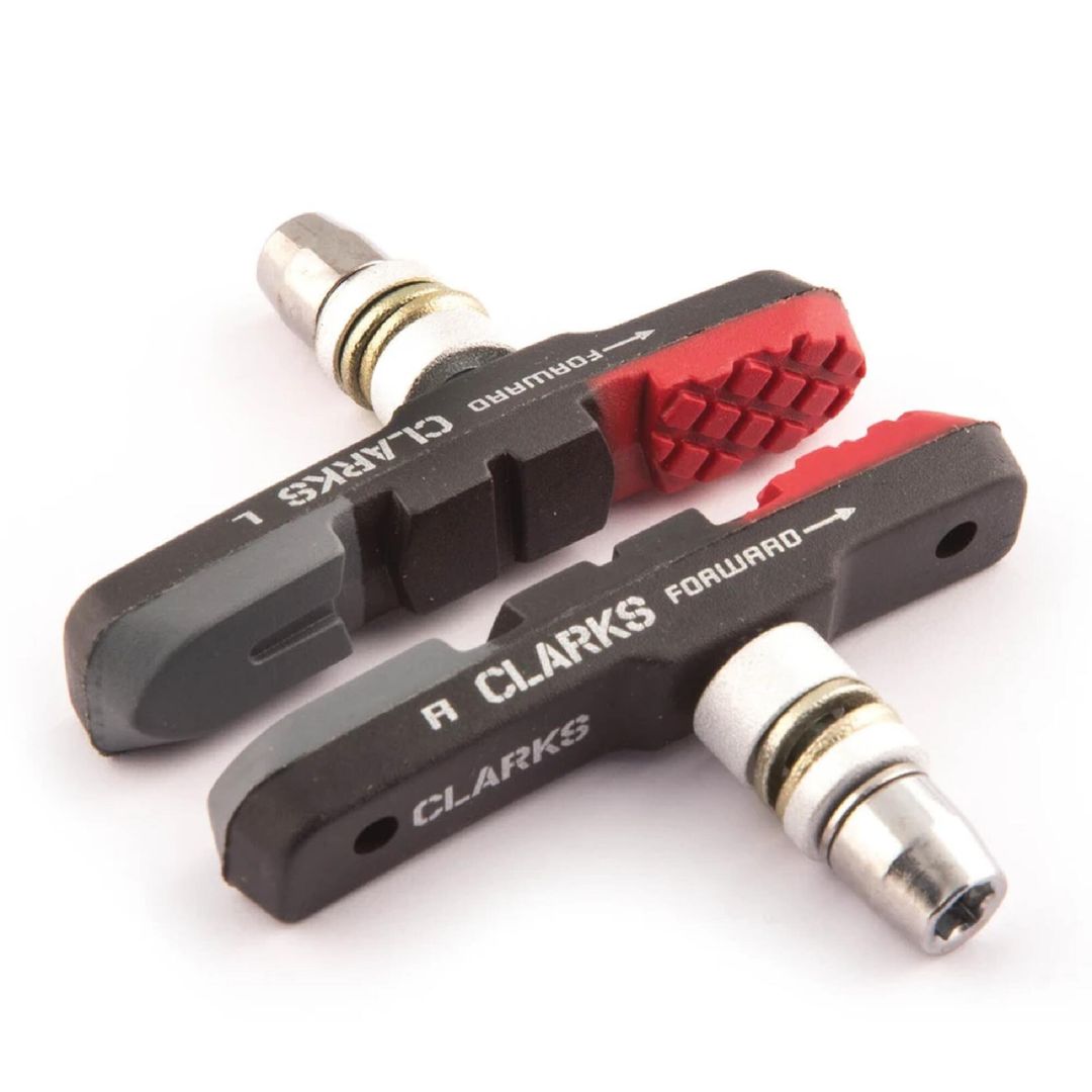 Clarks Elite MTB/Hybrid Brake Pads Integral Block w/Triple Compound Insert Pads - Image 1