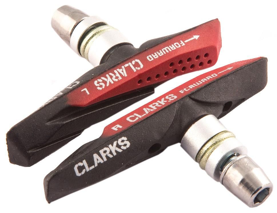 Clarks Elite MTB/Hybrid V-Brake Pads Integral Block - Image 1
