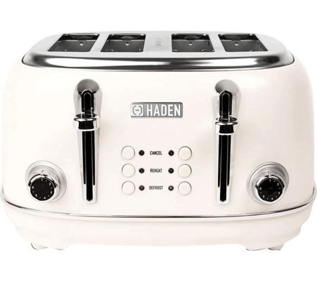 HADEN Heritage 194220 4-Slice Toaster - White, White