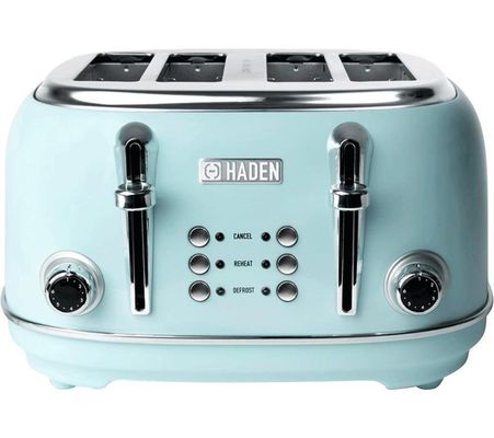 HADEN Heritage 194244 4-Slice Toaster - Turquoise, Green - Thumbnail 2