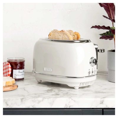 HADEN Heritage 203755 2-Slice Toaster - Ivory, White