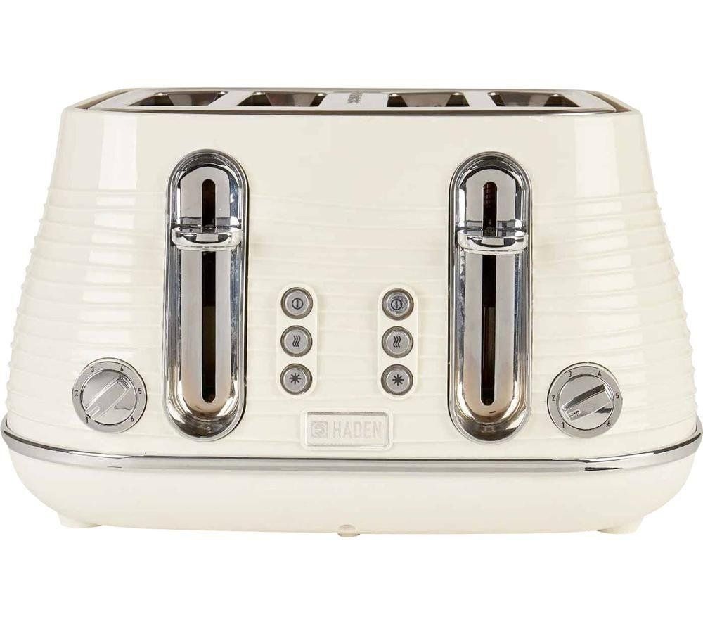 HADEN Devon 204424 4-Slice Toaster - Cream - Image 1
