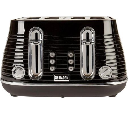 HADEN Devon 204448 4-Slice Toaster - Black, Black