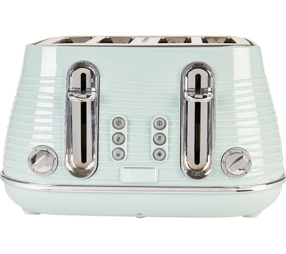 HADEN Devon 204462 4-Slice Toaster - Eucalyptus, Green - Image 1
