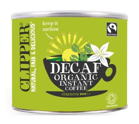 Clipper Fairtrade Organic Decaffeinated Coffee Tin 500g A06746