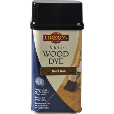 Liberon 014338 Palette Wood Dye Dark Oak 250Ml