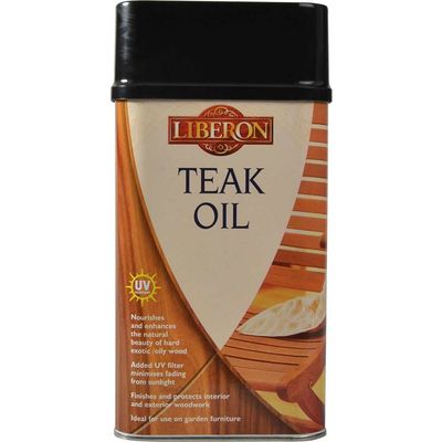 Liberon 014634 Teak Oil With Uv Filters 1 Litre