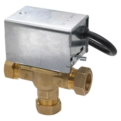 Honeywell Home 3 Port Motorised Mid Position Zone Plumbing Heating Valve 22mm V4073A1039/U - Thumbnail 2