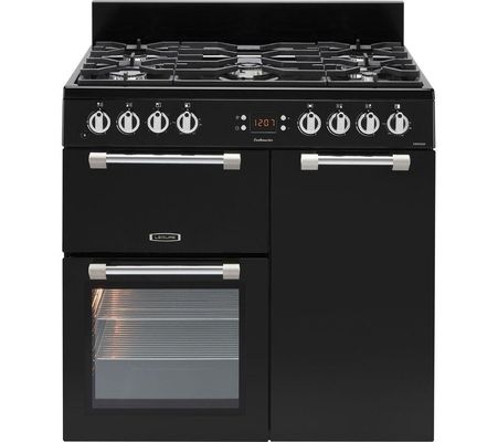 Leisure Cookmaster Dual Fuel Range Cooker Black 90cm - CK90F232K