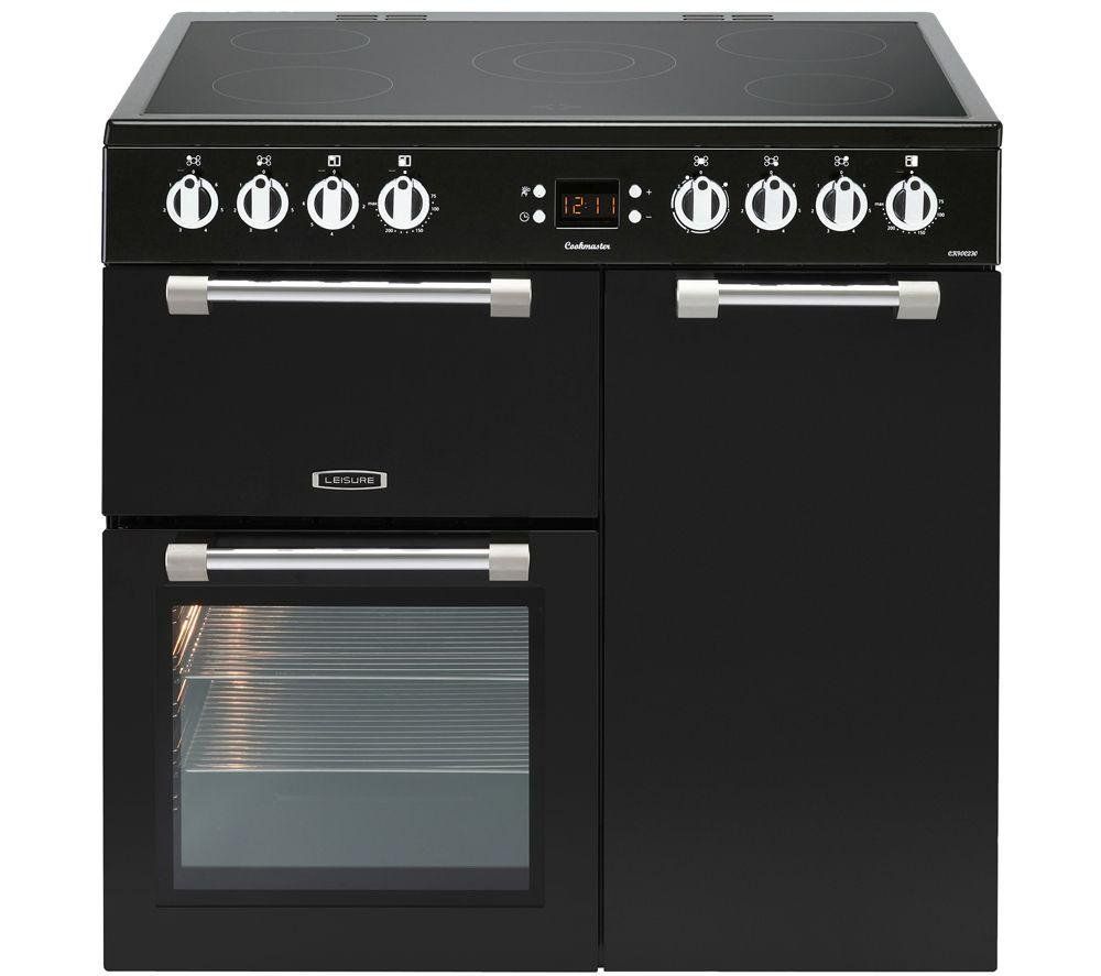Leisure Cookmaster Electric Range Cooker Black 90cm - CK90C230K - Image 1