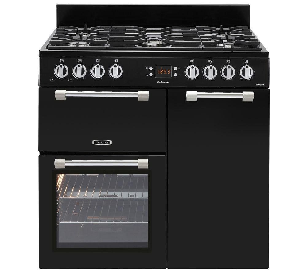 Leisure Cookmaster Gas Range Cooker Black 90cm - CK90G232K - Image 1