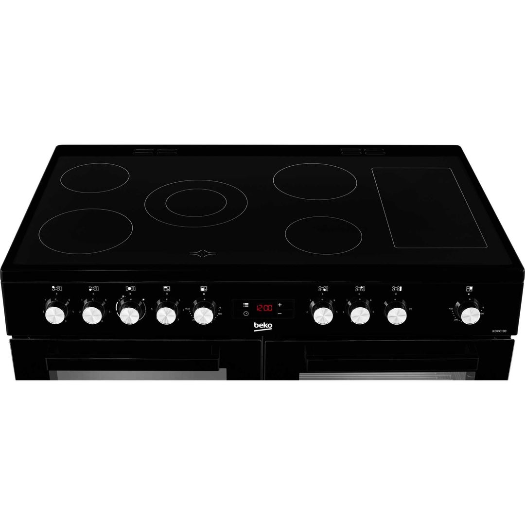 Beko KDVC100K 100cm Electric Range Cooker - Black - Image 1